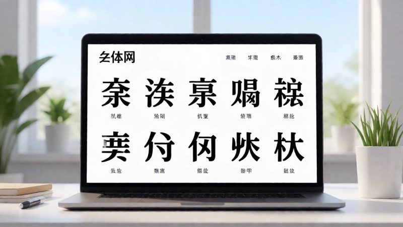 字体网 示意图